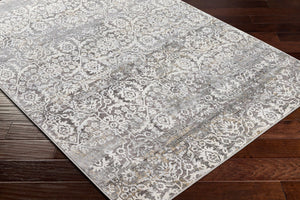 Livabliss Norland Traditional High Low Pile Area Rug Polypropylene Woven Texture Living Room Medium Gray, Gr 10' x 13'11" NLD2315-1014