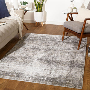 Livabliss Norland Traditional High Low Pile Area Rug Polypropylene Woven Texture Living Room Medium Gray, Gr 10' x 13'11" NLD2315-1014