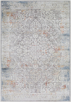 Livabliss Norland Traditional Area Rug Machine Woven Polypropylene Blend for Large Living Rooms Medium Gray, Gr 8'10" x 12' NLD2316-912