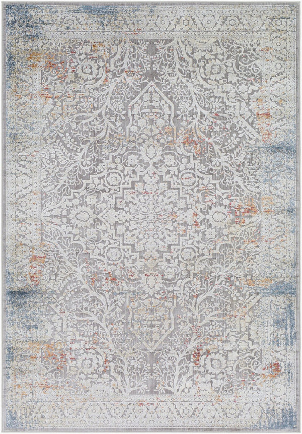 Livabliss Norland Traditional Area Rug Machine Woven Polypropylene Blend for Large Living Rooms Medium Gray, Gr 8'10" x 12' NLD2316-912