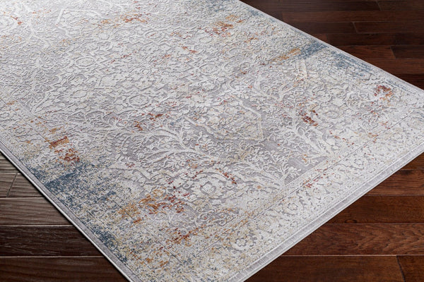 Livabliss Norland Traditional Area Rug Machine Woven Polypropylene Blend for Large Living Rooms Medium Gray, Gr 8'10" x 12' NLD2316-912