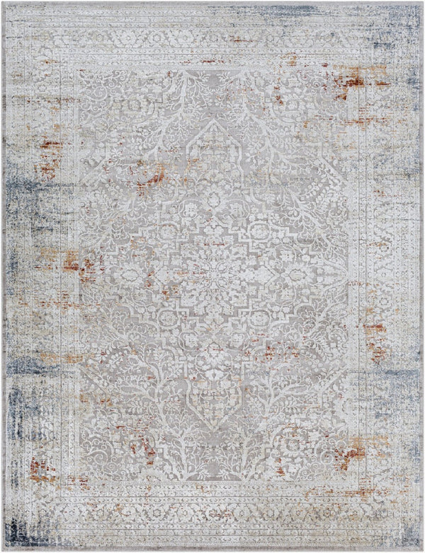 Livabliss Norland Traditional Area Rug Machine Woven Polypropylene Blend for Large Living Rooms Medium Gray, Gr 7'10" x 10' NLD2316-71010
