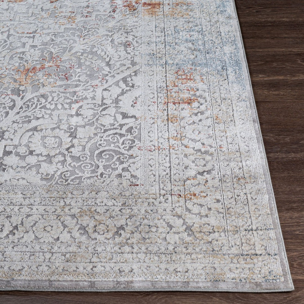 Livabliss Norland Traditional Area Rug Machine Woven Polypropylene Blend for Large Living Rooms Medium Gray, Gr 8'10" x 12' NLD2316-912