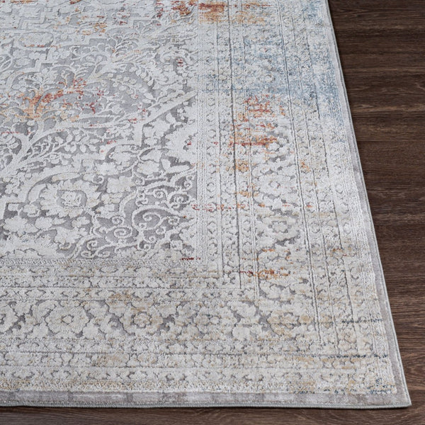 Livabliss Norland Traditional Area Rug Machine Woven Polypropylene Blend for Large Living Rooms Medium Gray, Gr 8'10" x 12' NLD2316-912