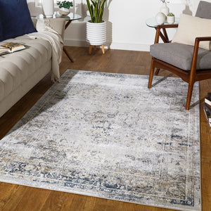 Livabliss Norland Medallion Accent Rug Machine Woven Polypropylene Blend Traditional Entryway NLD2317-274