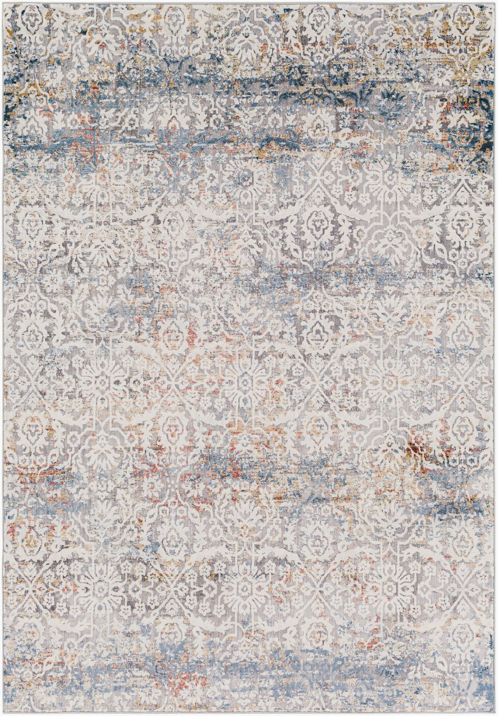 Livabliss Norland Machine Woven Area Rug with High Low Pile Textured Surface for Large Rooms Medium Gray, Gr 2'7" x 3'11" NLD2319-274
