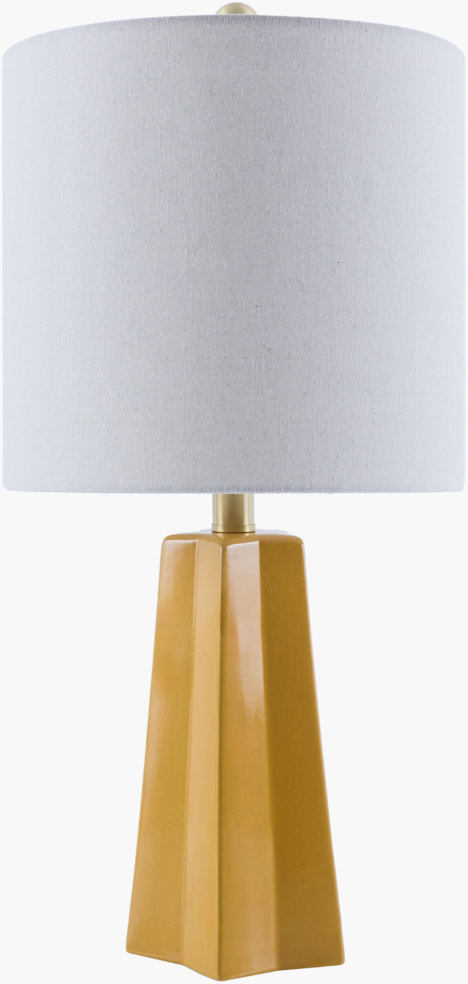 Livabliss Stellan Ceramic Table Lamp with Linen Shade for Nightstand or Console Surfaces NLL-010