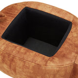 Homelegance By Top-Line Brax Animal Storage Ottoman Brown Polyester