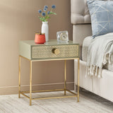 Christopher Knight Home® - Noble House - - Scroll Mesh Nightstand