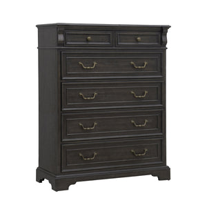 Pulaski Furniture Hickory Creek 6 Drawer Chest - Timeless Elegance In Rich Brown Velvet Finish For Classic Interiors Brown Split Heart Cathedral Hickory Veneers P386124-pulaski