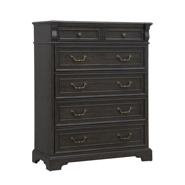 Pulaski Furniture Hickory Creek 6 Drawer Chest - Timeless Elegance In Rich Brown Velvet Finish For Classic Interiors Brown Split Heart Cathedral Hickory Veneers P386124-pulaski