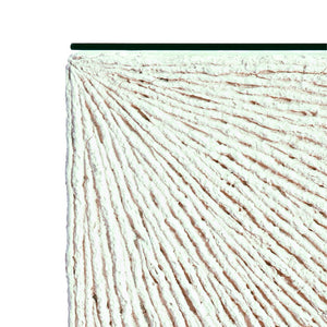 Bernhardt Bernhardt Tenerife Square Coco Twig Outdoor Cocktail Table With Tempered Glass — Weather-Resistant Style K1400