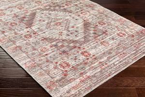 Livabliss Nolita Flatweave Runner Chenille Polyester Traditional Pattern for High Traffic Hallways Light Gray, Dar 9'10" x 13' NLT2304-91013