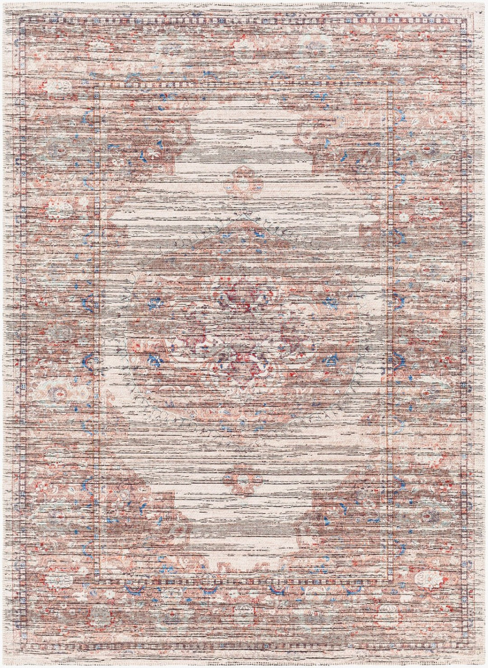Livabliss Nolita Flatweave Chenille Area Rug Traditional Pattern for Living and Dining Rooms NLT2305-91013
