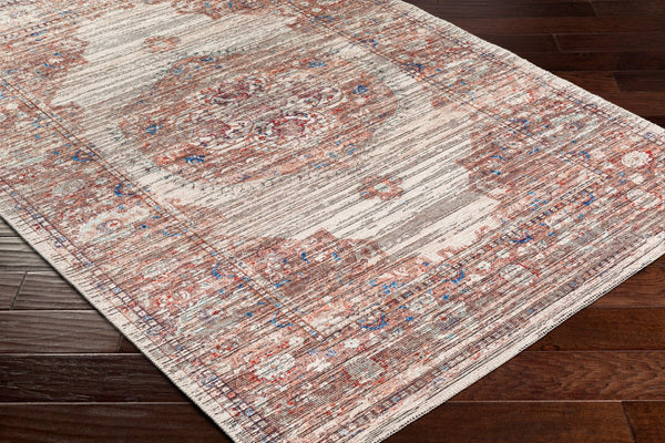 Livabliss Nolita Flatweave Chenille Area Rug Traditional Pattern for Living and Dining Rooms NLT2305-91013