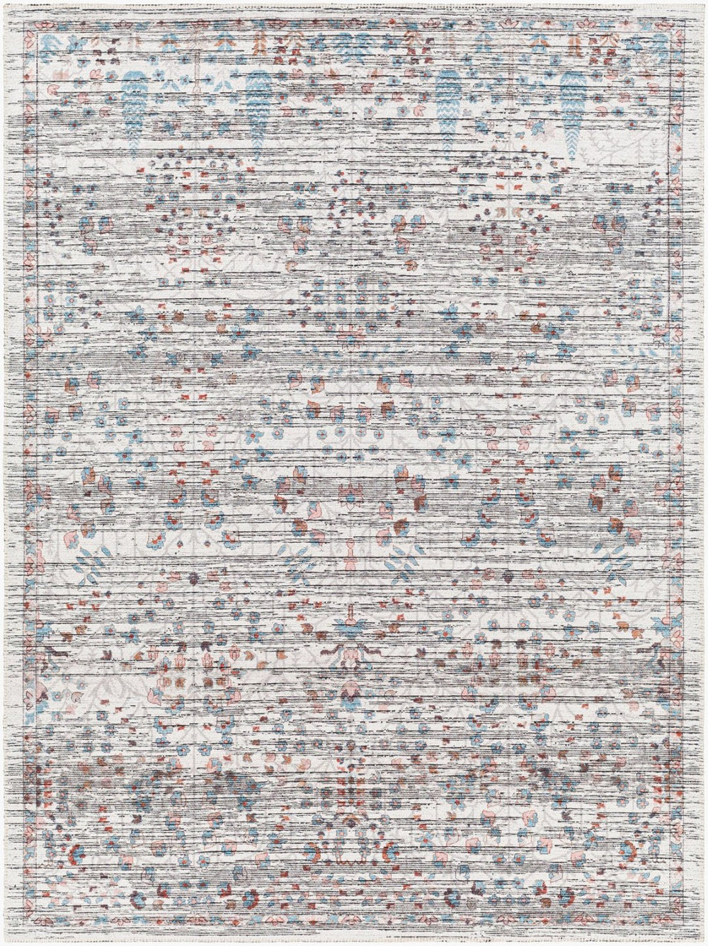 Livabliss Nolita Flatweave Area Rug Turkish Chenille Polyester Transitional Living Room Accent NLT2306-91013