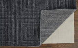 Feizy Rugs Redford Viscose/Wool Hand Woven Casual Rug Gray/Black 12' x 15'