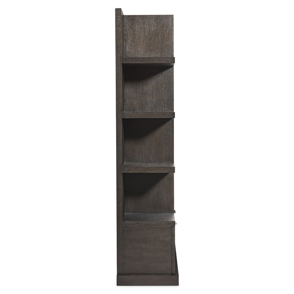Bernhardt Bernhardt Geneve Wire-brushed Oak Etagere with Open Shelves and Soft-close Drawers 392820