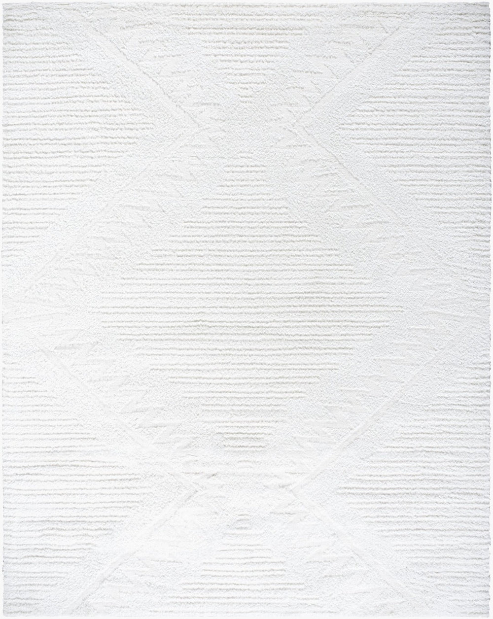 Livabliss Nomadic Machine Woven Polyester Area Rug Plush Global Pattern for Living Spaces Ivory 7'10" x 10' NMC2304-71010