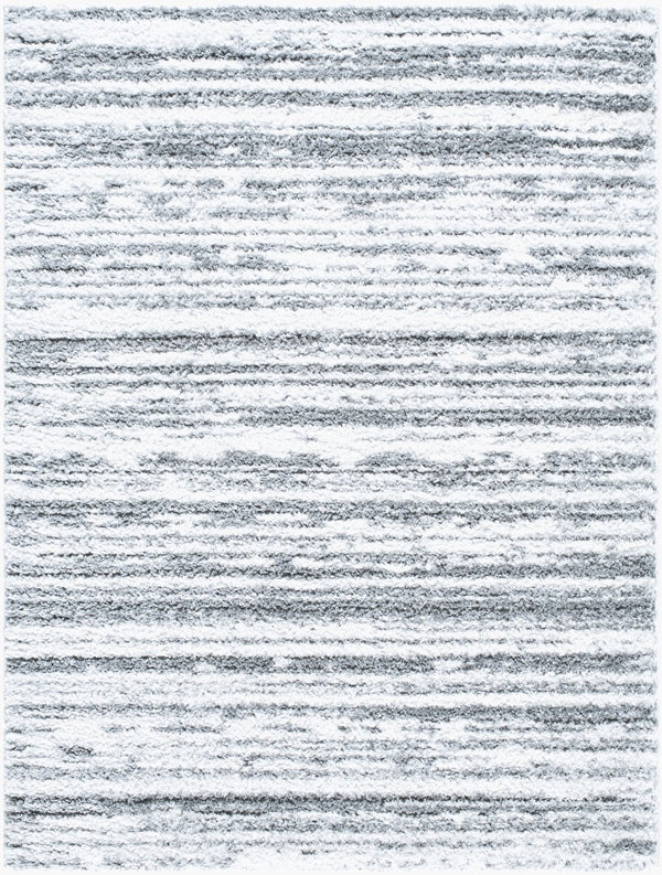 Livabliss Nomadic Turkish Woven Polyester Area Rug with Plush Pile for Living or Dining Rooms Cream, Gray 5'3" x 7' NMC2319-537