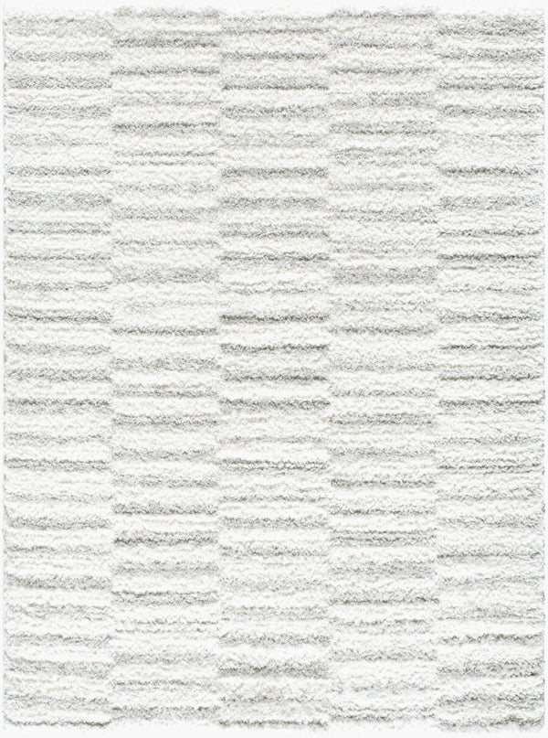 Livabliss Nomadic Machine Woven Polyester Area Rug Plush Pile for Living Room or Bedroom Floor Cream, Light Sl 7'10" x 10' NMC2321-71010