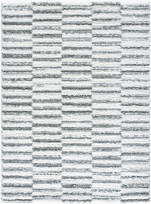 Livabliss Nomadic Machine Woven Polyester Area Rug Plush Pile for Living Room or Home Office Cream, Light Sl 5'3" x 7' NMC2322-537