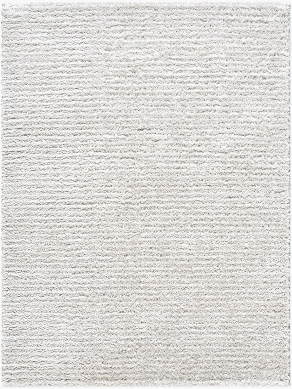 Livabliss Nomadic Plush Polyester Area Rug Turkish Woven Global Pattern for Living Bedroom Light Slate, Cr 5'3" x 7' NMC2329-537