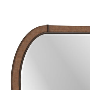 A.R.T. Furniture Verge Oval Mirror Woven Frame - Contemporary Design with Organic Texture for Modern Interiors 337121-1960