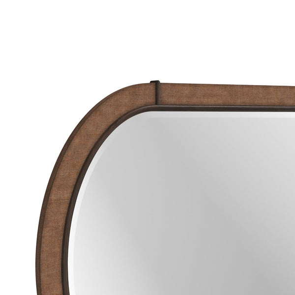 A.R.T. Furniture Verge Oval Mirror Woven Frame - Contemporary Design with Organic Texture for Modern Interiors 337121-1960