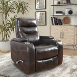 Parker House Parker Living Origin Manual - Truffle Swivel Glider Recliner Truffle 90% Polyester, 10% PU (W) MORI#812GS-TRU