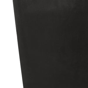 English Elm Ella Handcrafted Cast Stone Outdoor Planter Tapered Architectural Design for Patio 69576.00BLK