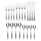 Lenox Cambridge Raegan Hammered Mirror 20-Piece Flatware Set NO COLOR METAL 348920CNW12R