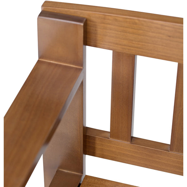 English Elm Brooklyn Handcrafted Storage Bench – Stylish Entryway Seating With Concealed Storage & Safety Hinges B136P158122