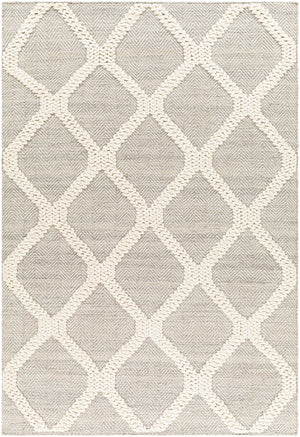 Nina NNA-2300 9' x 12' Handmade Rug NNA2300-912  Ivory, Taupe Surya