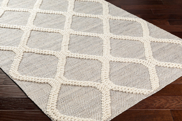 Nina NNA-2300 9' x 12' Handmade Rug NNA2300-912  Ivory, Taupe Surya