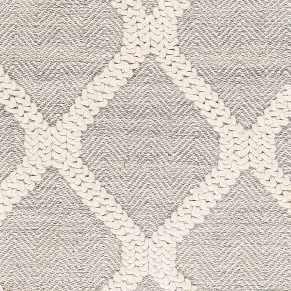 Nina NNA-2300 9' x 12' Handmade Rug NNA2300-912  Ivory, Taupe Surya