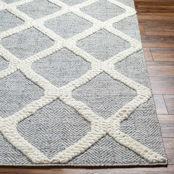 Livabliss Nina Handwoven Wool Blend Runner Rug Scandinavian Modern Style for Hallways Ivory, Medium G 27" x 45" NNA2301-2745