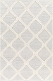 Nina NNA-2302 9' x 12' Handmade Rug NNA2302-912  Silver Gray, Cream Surya