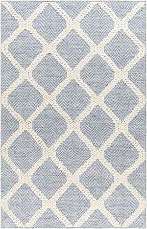 Nina NNA-2303 9' x 12' Handmade Rug NNA2303-912  Blue, Cream Surya