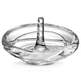 Adorn Crystal Ring Holder - Elegant Elliptic Ribbon Design, 3.5