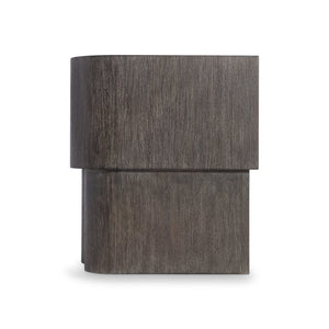 Bernhardt Bernhardt Bracken Nonza Side Table — Sculptural Solid Mahogany Accent With Rounded Square Top, 23" H 347123