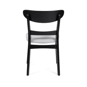 English Elm [video] Rubberwood Dining Chairs Set of 2 Upholstered Mid-century Seats for Modern Homes Light Grey 58915.00LGRY