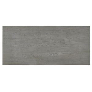 Homelegance By Top-Line Miranda Cornice 1-Drawer Storage Writing Desk Grey Wood