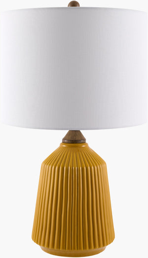 Livabliss Lennon Ceramic Table Lamp with Linen Shade for Ambient Glow in Any Room NNN-005