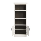 Parker House Shoreham - Effortless White 35 In. Door Bookcase Effortless White Acacia Solids / Birch Veneers SHO#435-EFW