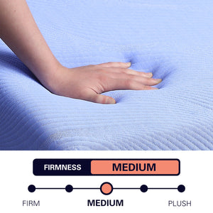 Legends Furniture Bridgevine Home 12 Inch Twin Size 5-layer Hybrid Memory Foam And Coil Kids Mattress Blue, Blue  Ah-rmrf-120tw