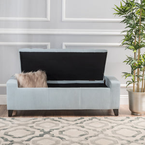 English Elm Guernsey Tufted Storage Ottoman with Lift Top Hidden Compartment for Living Rooms 59336.00LSKY