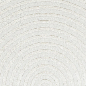 Livabliss Nora Collection High Pile Polypropylene Area Rug with Fringe for Modern Living Spaces Light Gray, Cre 8'10" x 12' NOA2309-81012
