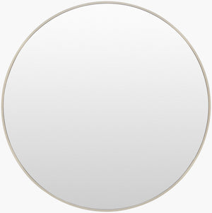 Surya Ceraon 32" Modern Accent Mirror - Sleek Design For Contemporary Decor, Easy Care & Timeless Elegance Frame, Brown Aluminum Noc001-3232