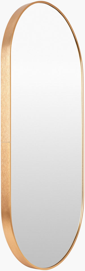 Surya Ceraon 32" Modern Accent Mirror - Sleek Design For Contemporary Decor, Easy Care & Timeless Elegance Frame, Gold Aluminum Noc003-4020